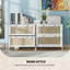 Classeur 2 tiroirs avec barre de suspension réglable et armoire d'appoint-768627580
