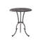 Ensemble bistro en aluminium coulé 3 pièces Charleston pour terrasse et balcon