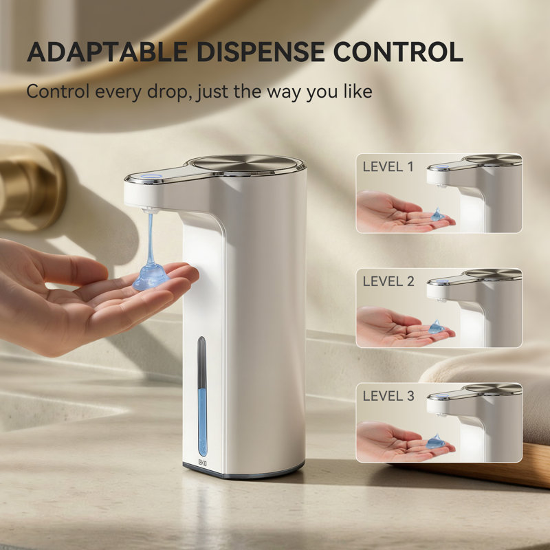 Touchless Automatic Soap Dispenser For Kitchen And Bathroom, Liquid Hand Soap Dispenser, Water-resistant And Rechargeable, 9 Fl Oz
