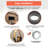 7 in.Round 10.3-Watt 3000K LED Flush Mount Light, 1150 Lumens-111706975