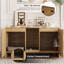 Enceinte vintage en bois pour litière pour chat, armoire de toilette cachée pour chat-485362437