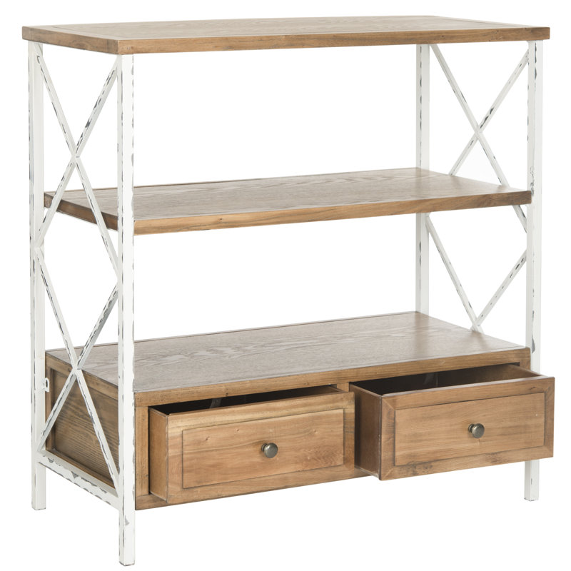 Console en bois massif 33,9 po Evangelyne, Chêne
