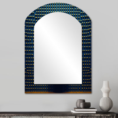 Miroir mural contemporain Contemporary Buddha In Blue III