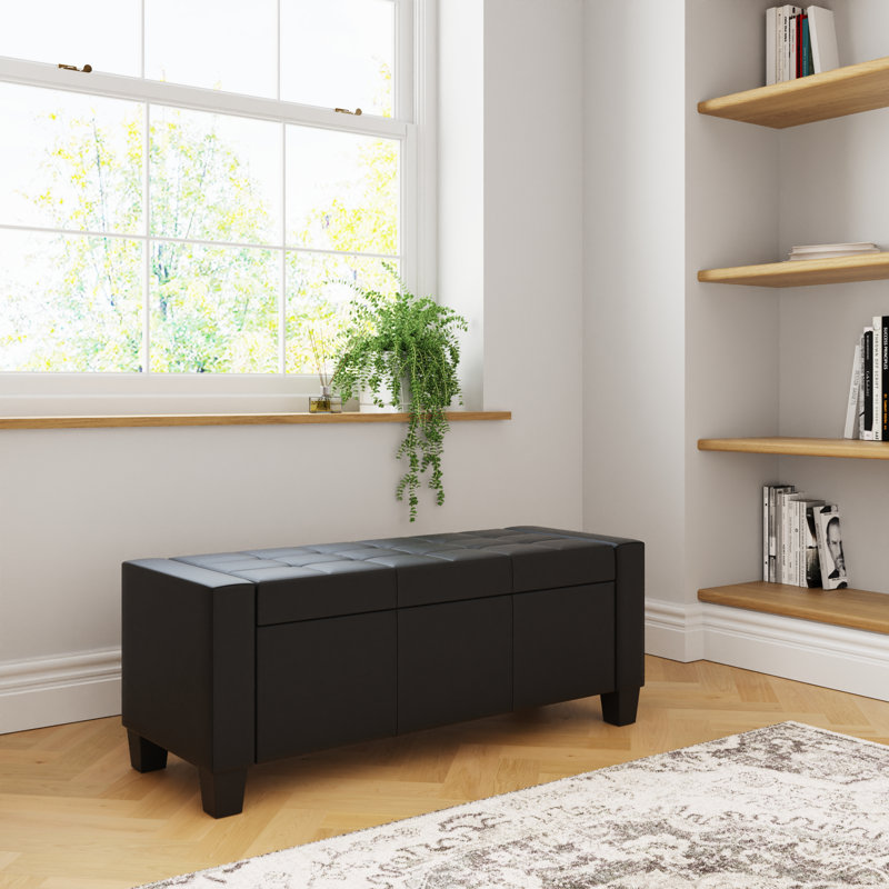 Ashley Storage Bench, Black