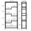 172.7cm H x 86.3cm W Steel Standard Bookcase-1091393158