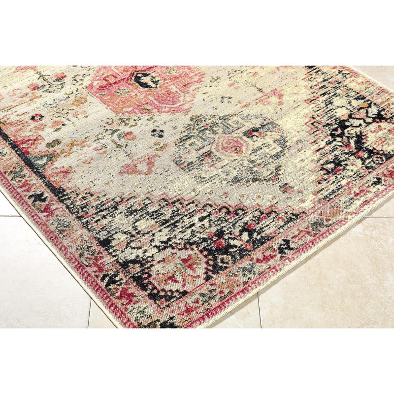 Tapis lavable à la machine Draven, Rectangle 7 pi 10 po x 10 pi