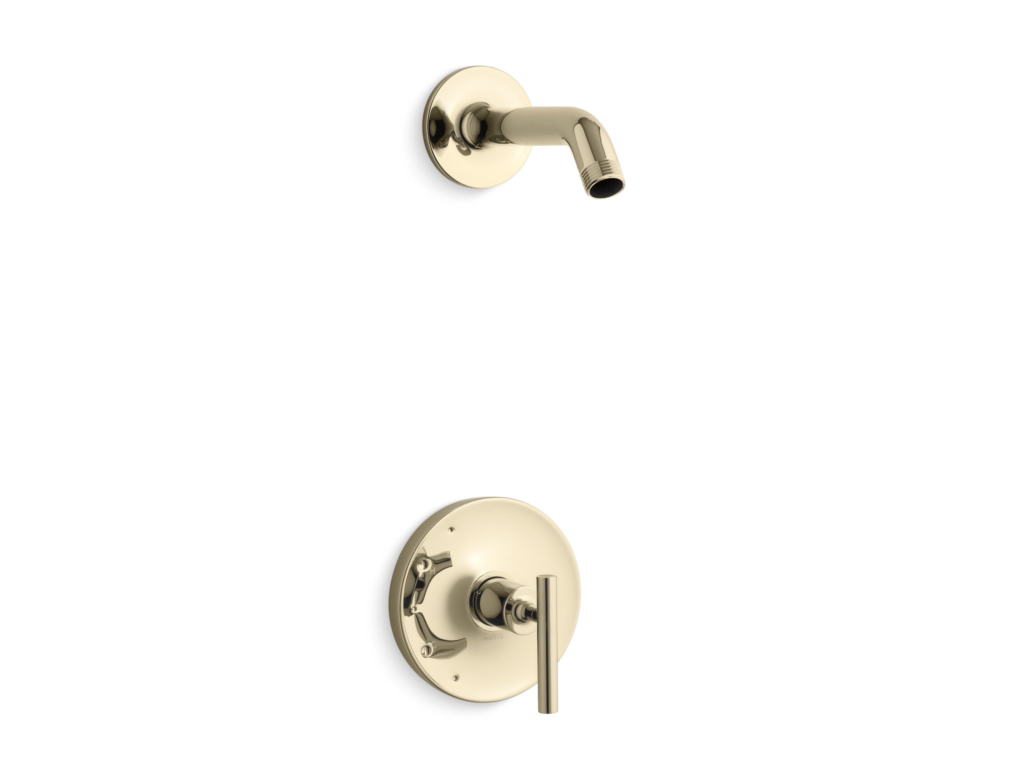 Kohler Purist® Rite Temp Shower Valve Trim With Lever Handle Less Showerhead And Reviews Wayfair 7253