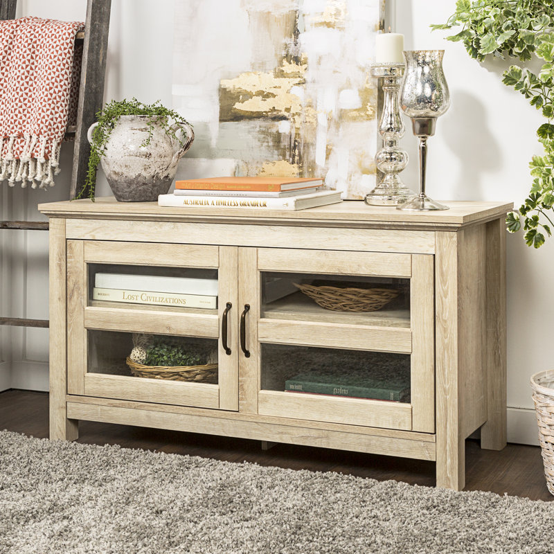 Acantha TV Stand, White Oak