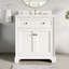 Ensemble de meuble-lavabo blanc 28 po-463429829