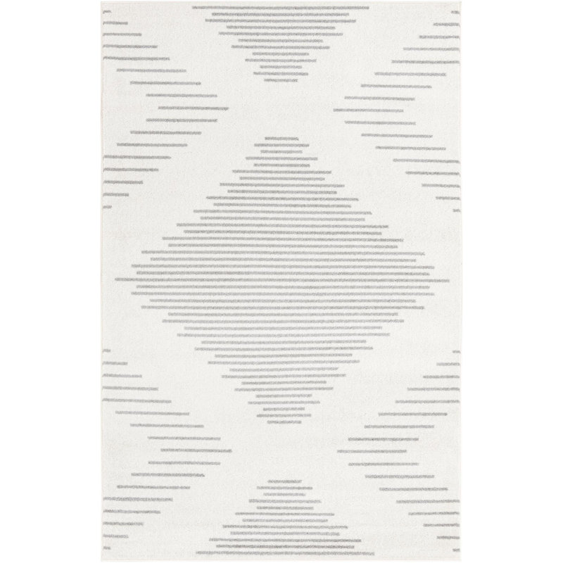 Laidy Striped Indoor Rug, Rectangle 5'3" x 8'