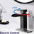 Outstanding Deck-Mounted Lavatory Sink Faucet - Matte Black Waterfall With Deck & Drain Wonderful Vanity Black, Single Handle Plate-121598755