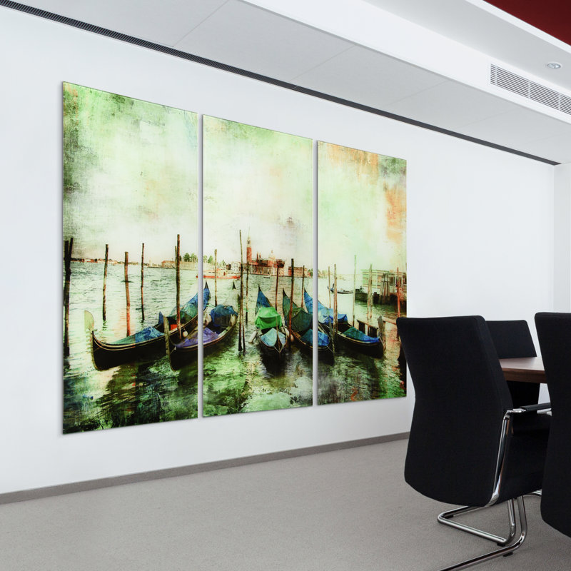 " Venice Gondolas ABC " 3 - Pieces