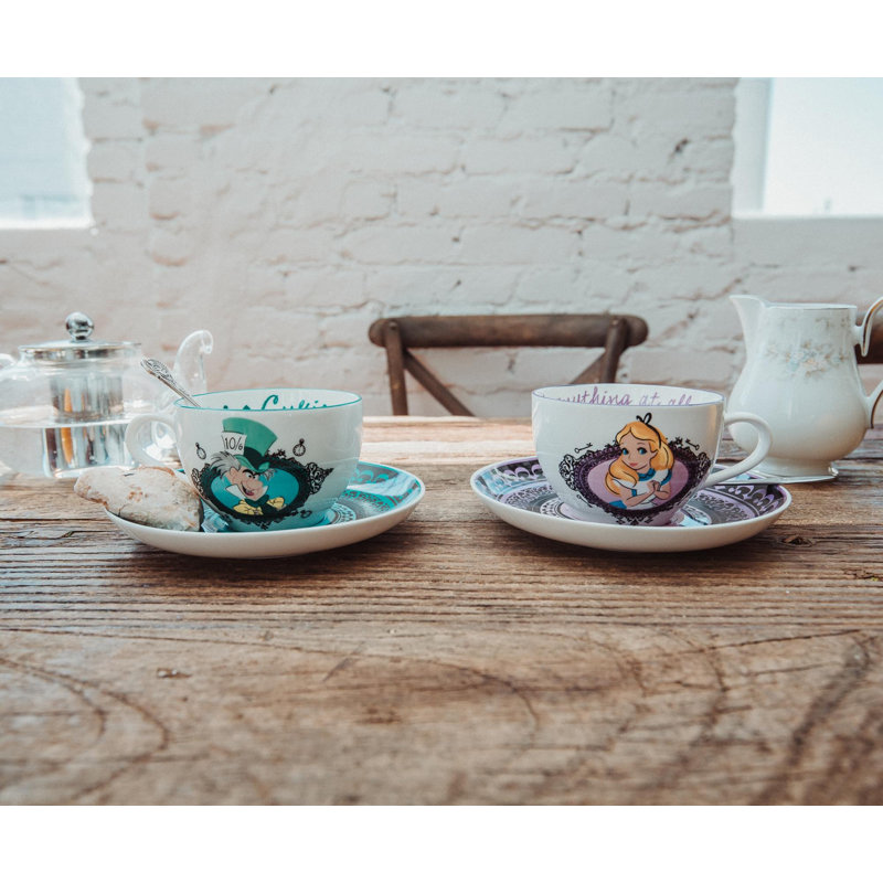 Bone China Teacup and Saucer