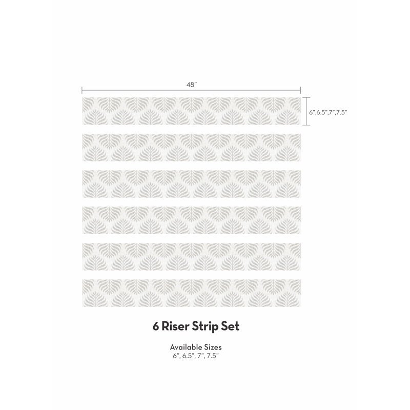 Adhésif décoratif peler et coller, H 7 po x l 48 po, gris