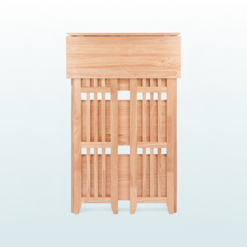 Marco Foldable Shelf with Three Sections, Natural