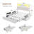Upholstered Bed Frame With 6 Storage Drawers And Headboard, Platform Bed With Led Lights And Charging Station-1257554061-1265166139