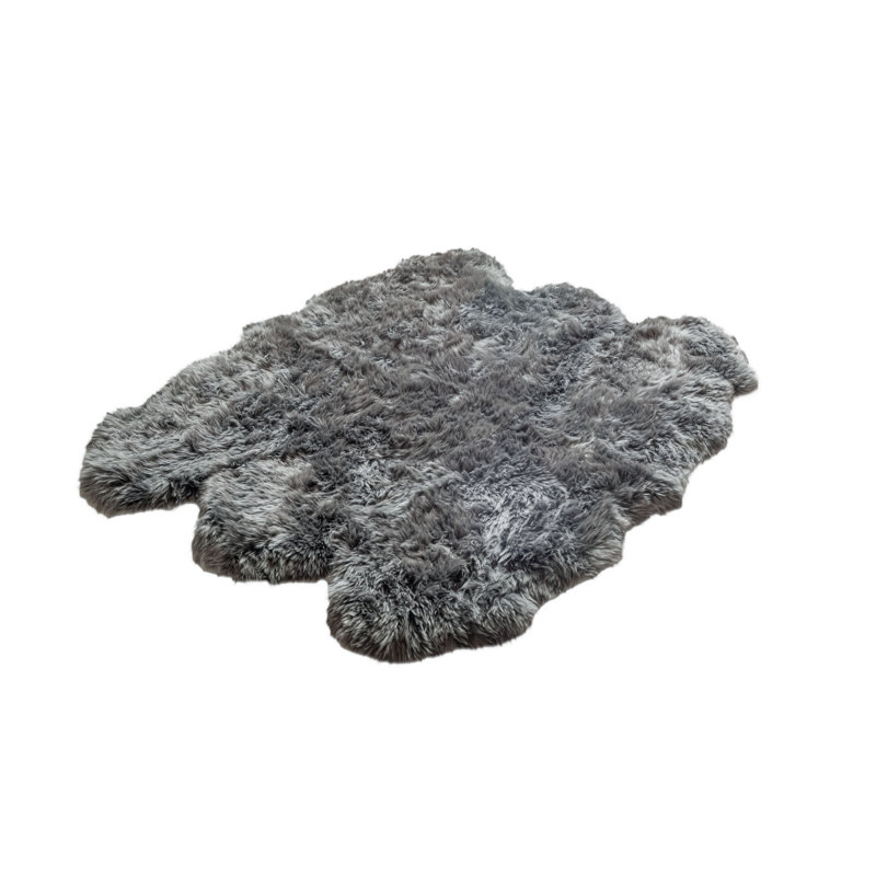 Sheepskin Animal Print Indoor Rug, 5' x 6'