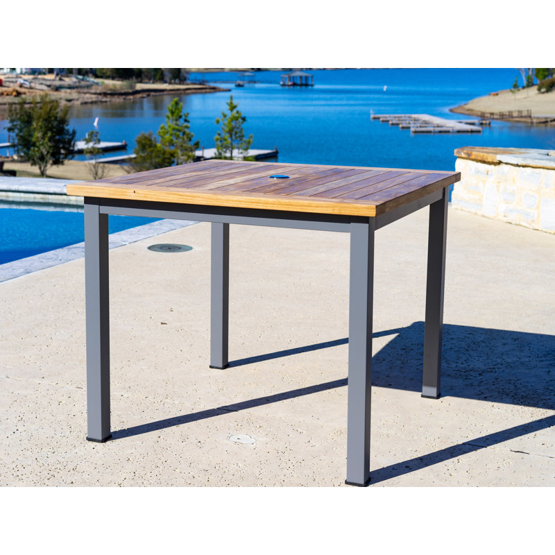 Table de salle à manger Catalina, Gris