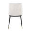 Chaise d'appoint en velours beige