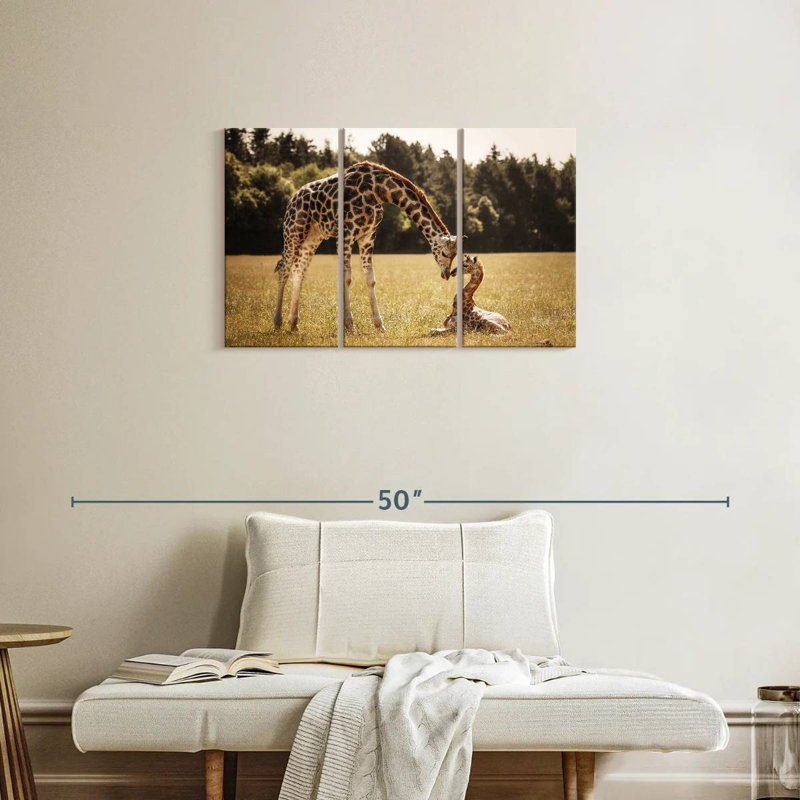 Loving Giraffes, 20" H x 33" W