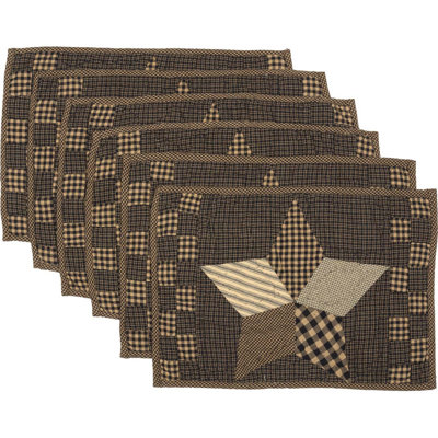 Madeline Star Quilted 18" Cotton Placemat