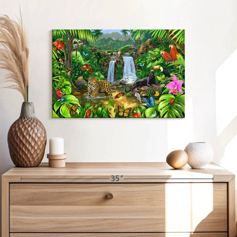 Brampt Rainforest Harmony I, 16" H x 24" W