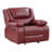 3-piece Upholstered Reclining Sofa Set Red