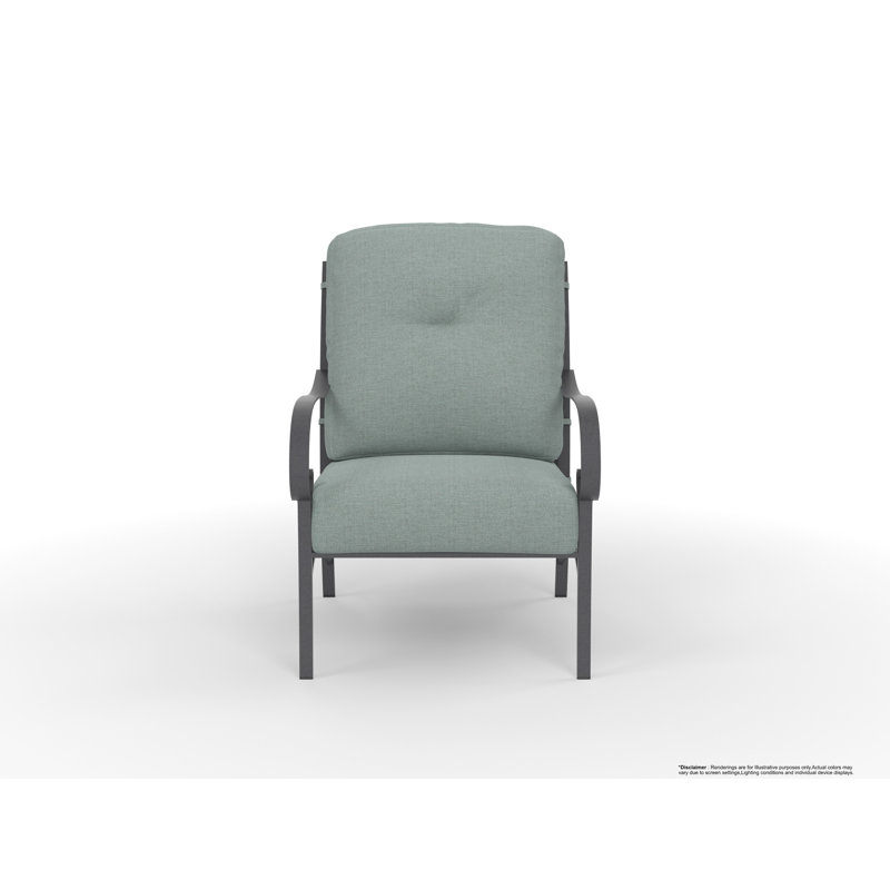 Pasadera Outdoor Lounge Chair, Trax Burgundy, Graphite