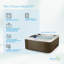 Select Series® 6-Person 100-Jet Lounger Hot Tub with Ozonator and Steps