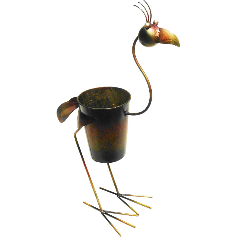 Lintz Handmade Metal Statue Planter