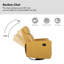 Fauteuil inclinable standard pivotant en cuir véritable de 27,16 po de largeur Rillie-85369597
