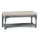 Banc de rangement en osier Summer Retreat
