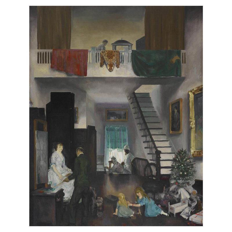 «The Studio» par George Wesley Bellows - Estampe numérique, H 40 po x l 32 po
