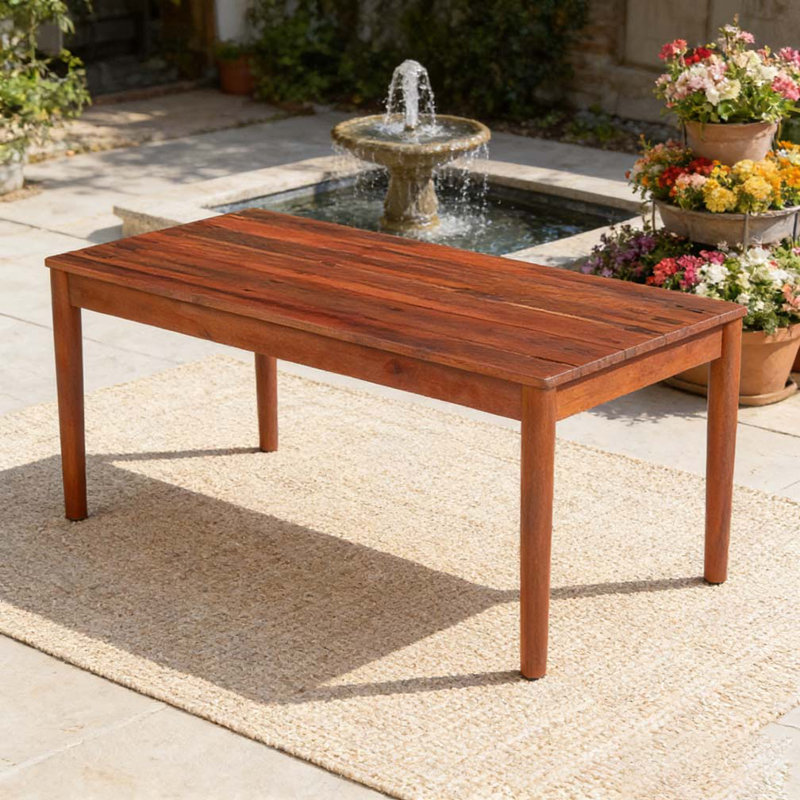 Table basse, Acajou