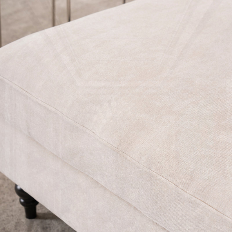 Chaise longue surdimensionnée d'intérieur, Beige