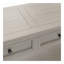 Console / canapé avec tiroirs de rangement et tablette inférieure pour le vestibule (gris délavé)-113795543