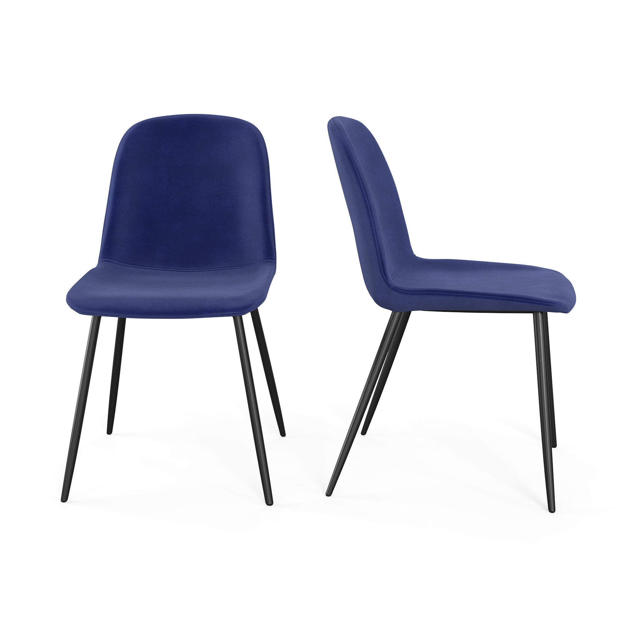 Kody Comfort+ Velvet Dining Chair, Sapphire