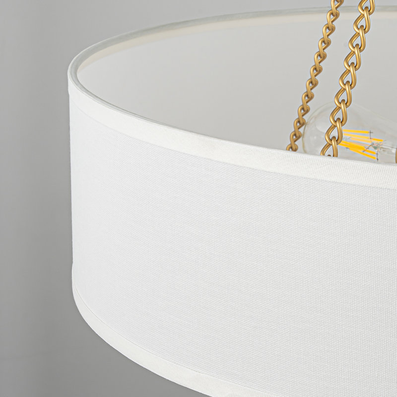 Lustre tambour 4 lumières