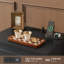 Table de chevet à 3 tiroirs avec borne de recharge (paquet de 2)-814068275-814700324