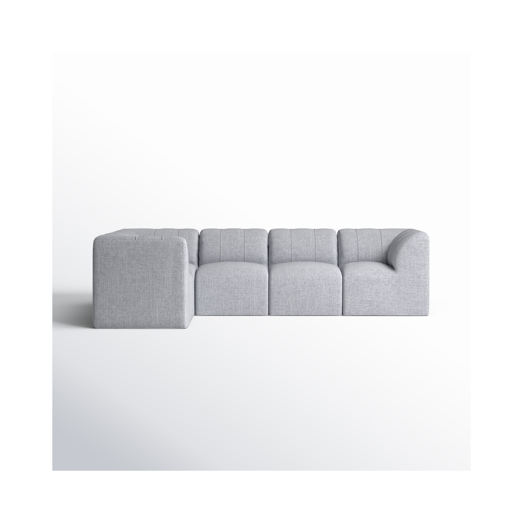 Praia 102" Sunbrella Outdoor Sofa, Canvas Granite Sunbrella® Canvas