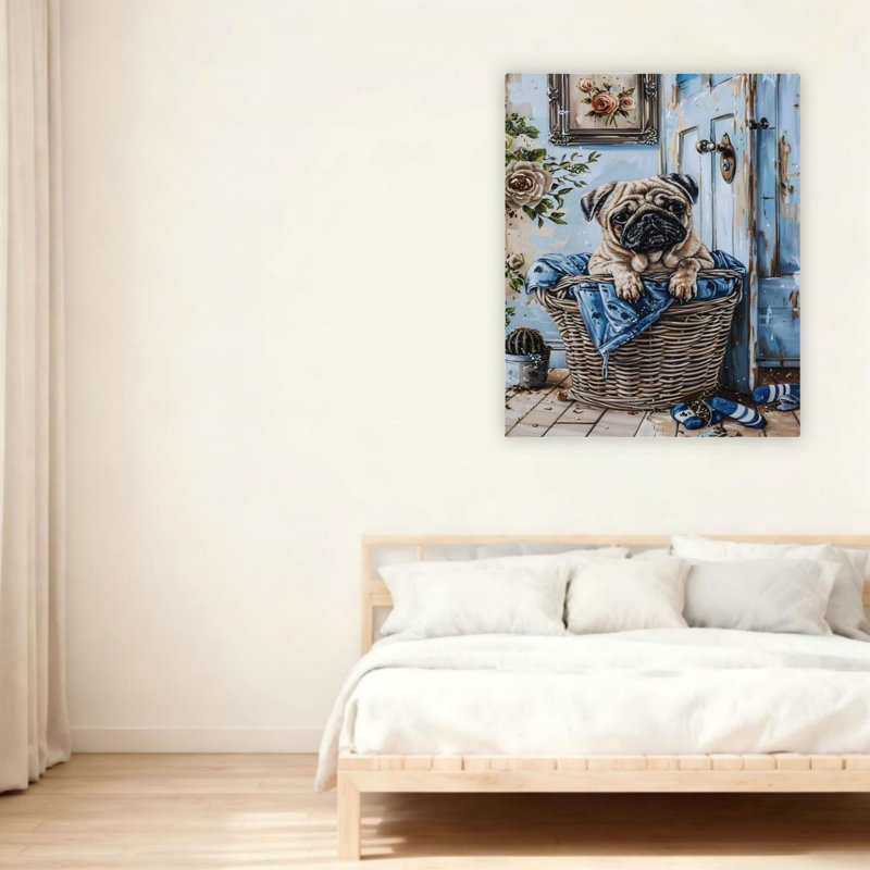 Art mural rétro sur toile 24 "x 36"