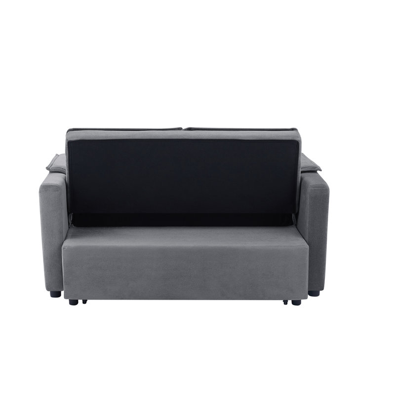Canapé-lit convertible en tissu Modern, Gris