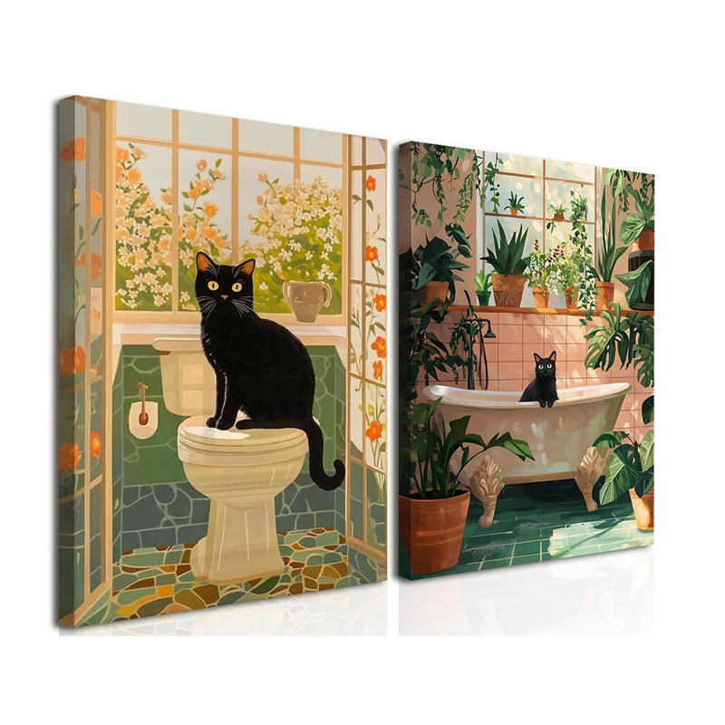 2 Piece Wrapped Canvas Print, 40cm H x 30cm W