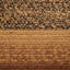 Tapis noir / caramel en jute tressé à motif géométrique Kettle Grove-144533999