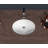 Myhomekeepers 13.4'' Ceramic Circular Bathroom Sink