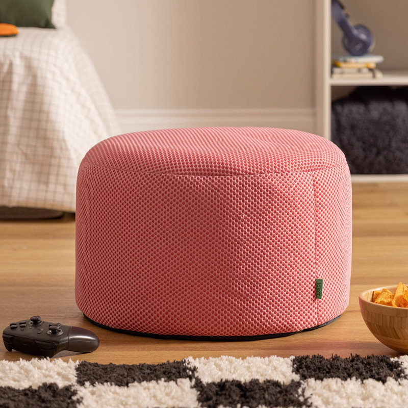 Gaming Performance Mesh Footstool, Pink