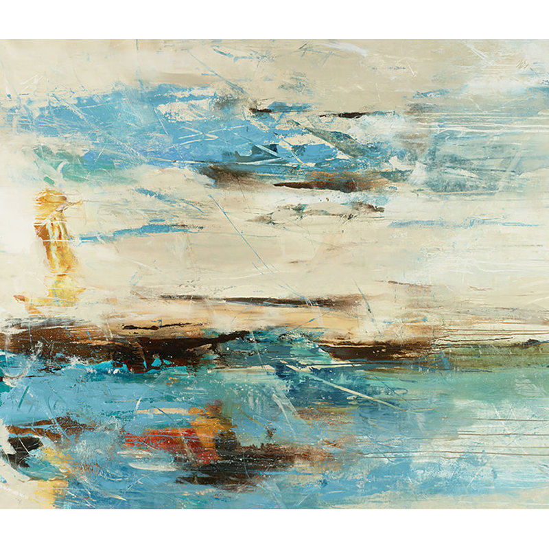 Supernatural Rain Painting, 54" H x 63" W x 1.5" D, Outdoor