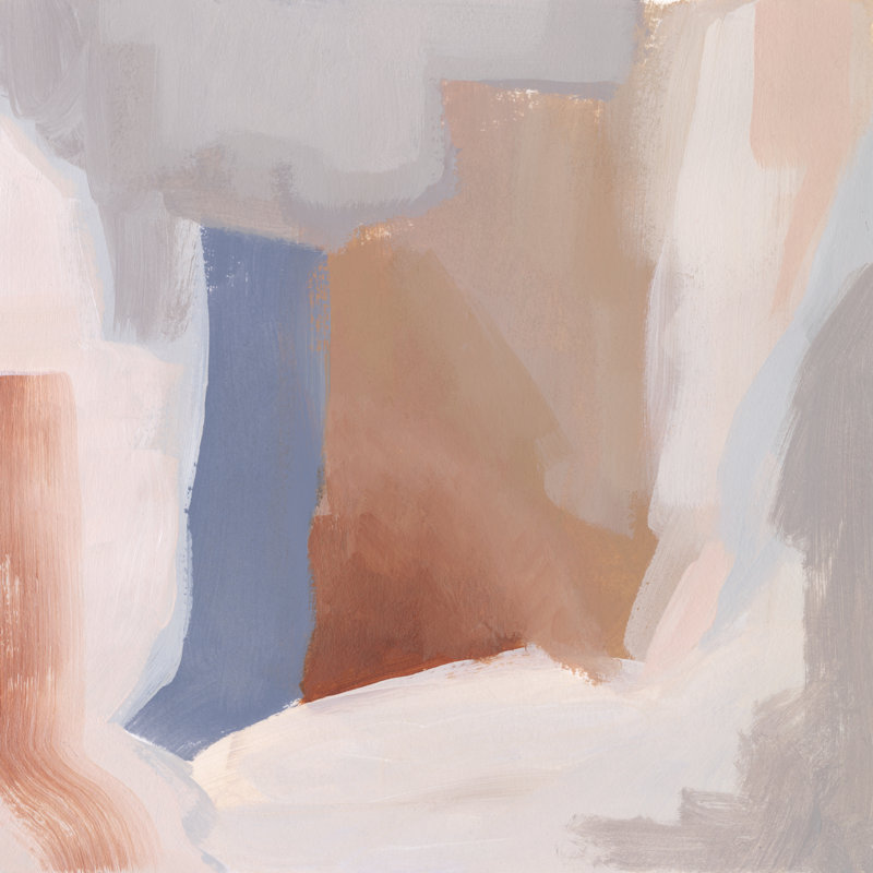 Clay Blush II by Grace Popp - Wrapped Canvas Painting, 122cm H x 122cm W