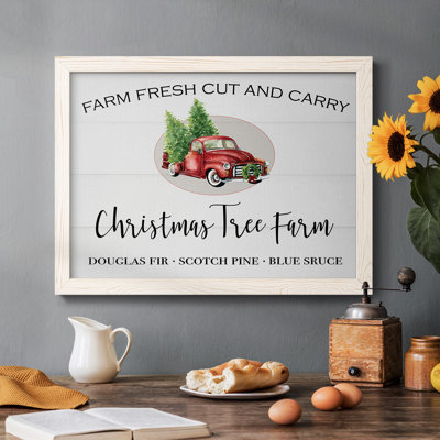 Christmas Tree Farm, reproduction d'art sur toile