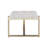 Berania Faux Marble Top Coffee Table